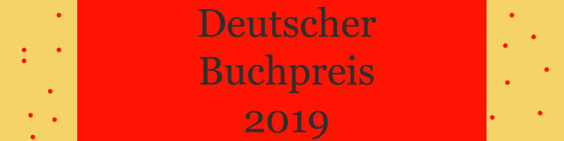 Deutscher Buchpreis 2019 - kultur4all.de