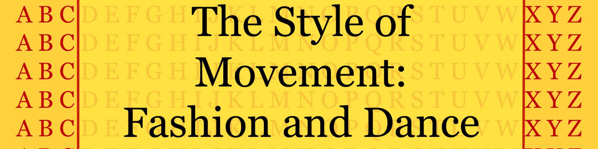 The Style of Movement - Fashion and Dance - kultur4all.de