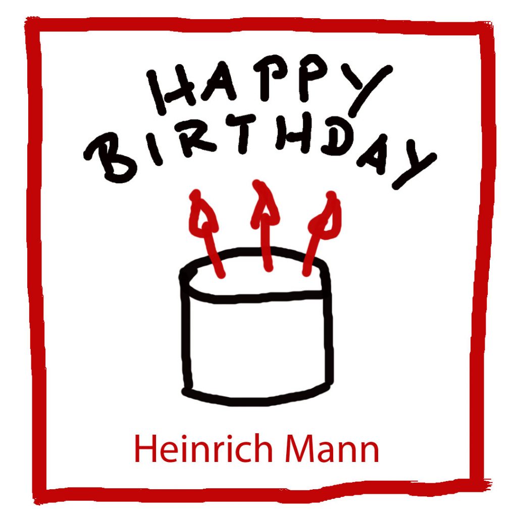 Geburtstag Heinrich Mann - kultiur4all.de