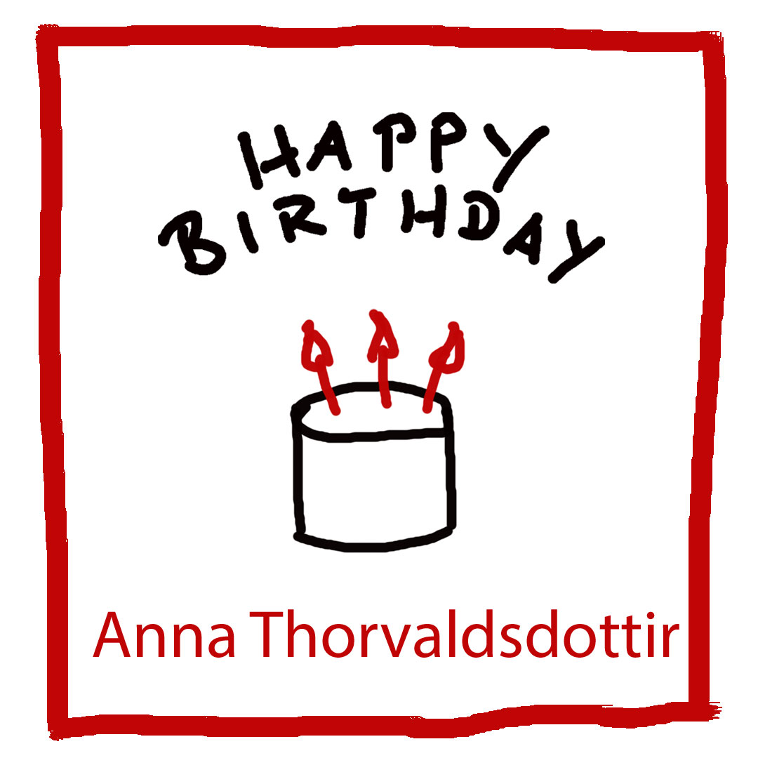 Geburtstag Anna Thorvaldsdottir - kultur4all.de