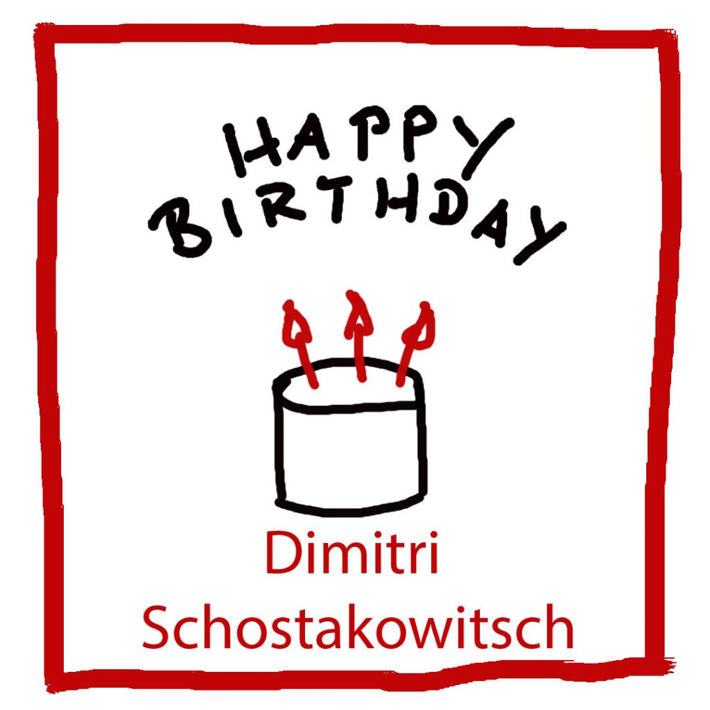 Geburtstag Dimitri Schostakowitsch - kultur4all.de
