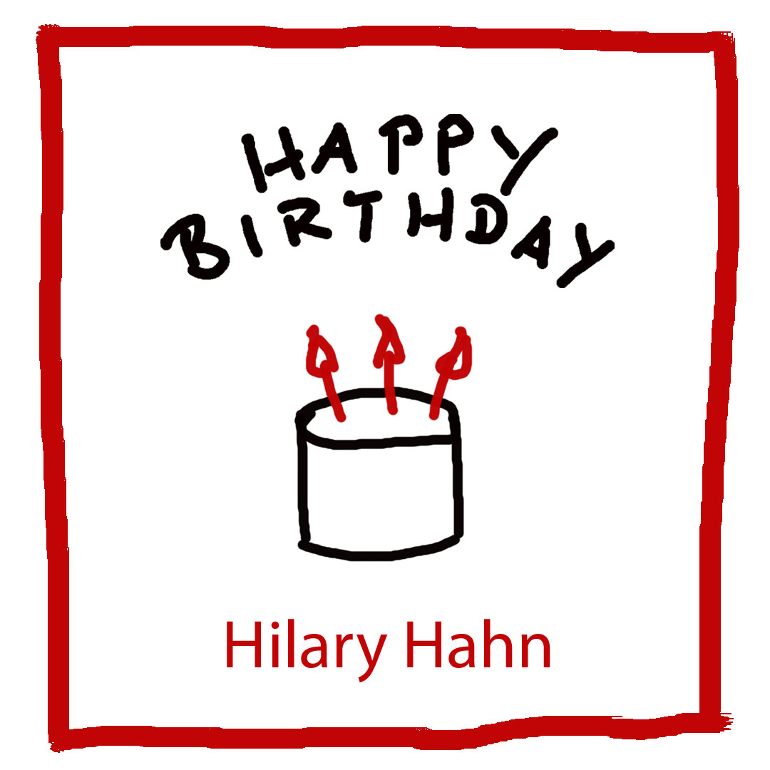 Geburtstag von Hilary Hahn - www.kultur4all.de