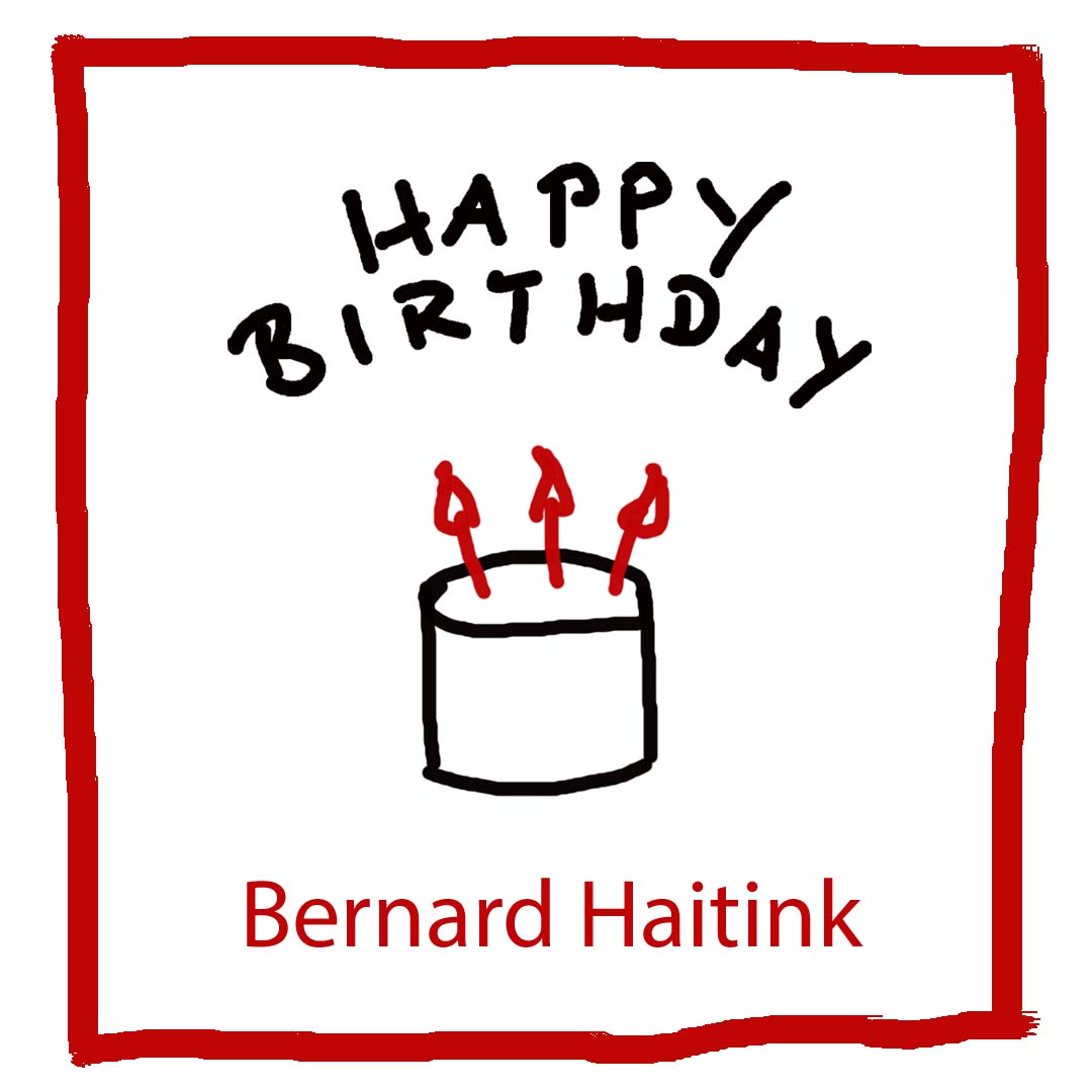 Geburtstag von Bernhard Haitink - www.kultur4all.de
