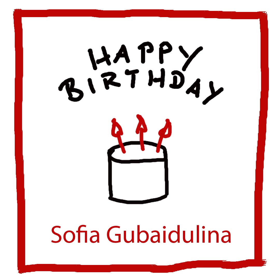 Geburtstag von Sofia Gubaidulina www.kultur4all.de