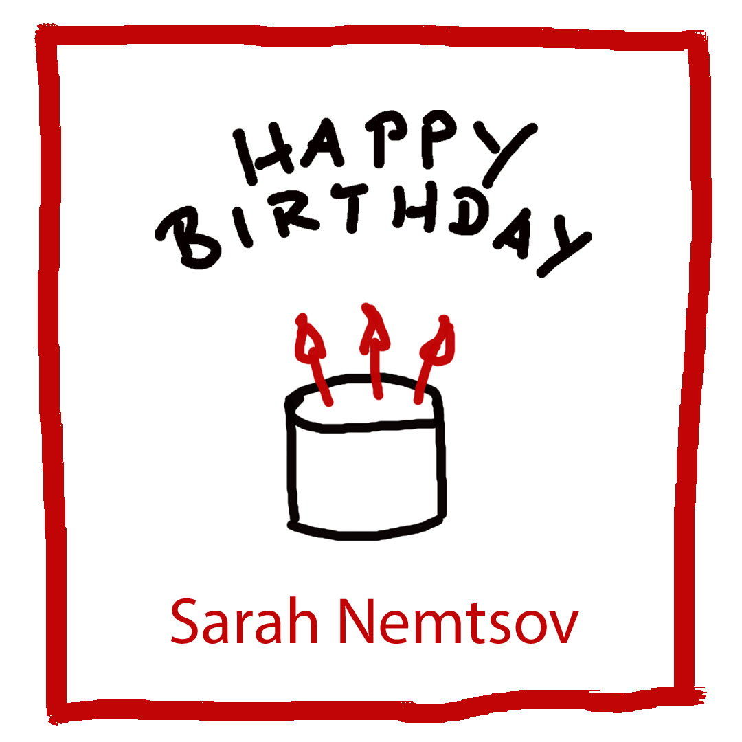 Geburtstag von Sarah Nemtsov www.kultur4all.de