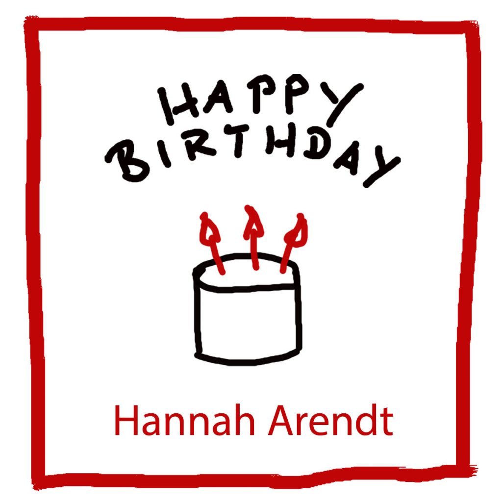Geburtstag von Hannah Arendt - kultur4all.de