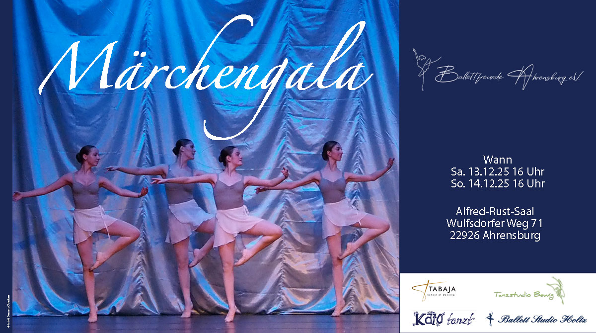 Märchengala Ballettfreunde Ahrensburg e.V. - kultur4all.de