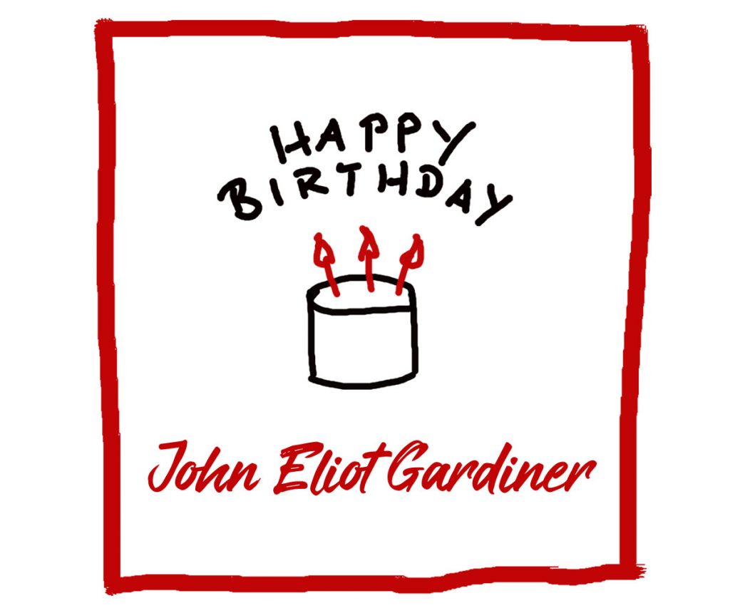 Geburtstag John Eliot Gardiner - Kultur4all.de