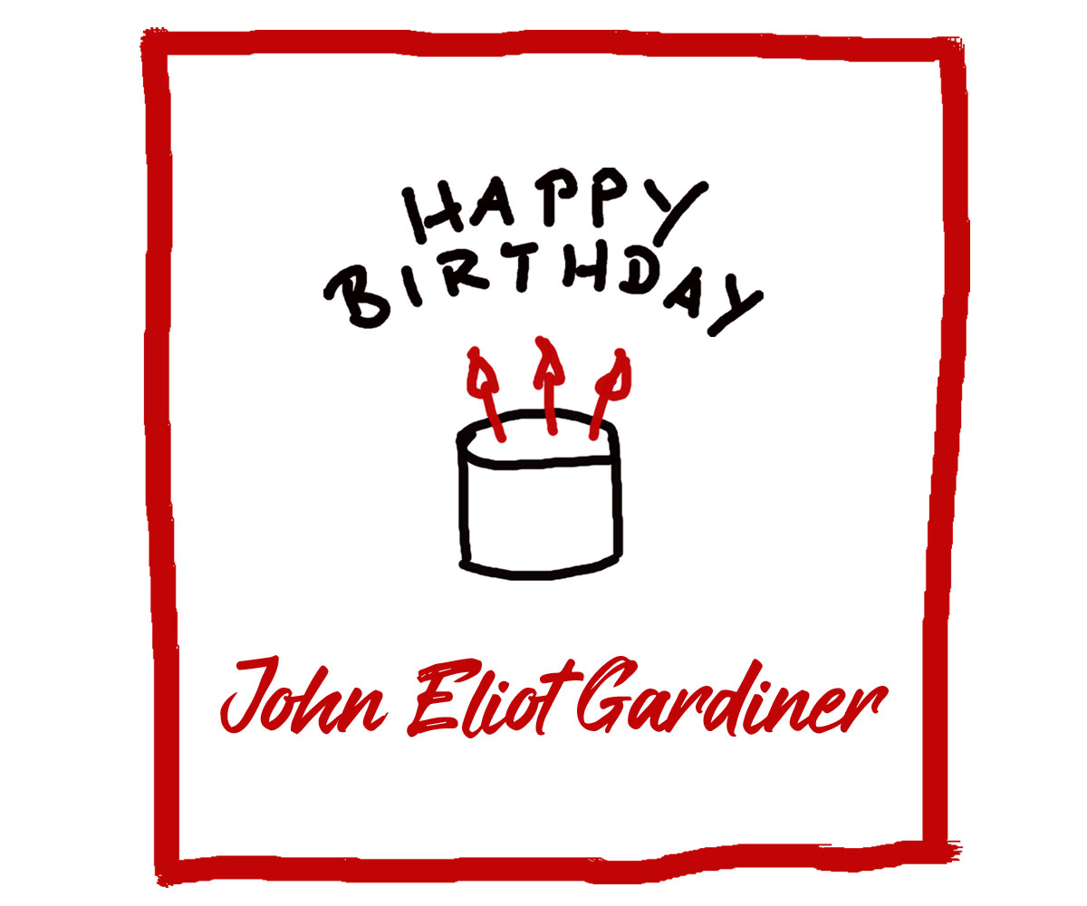 Geburtstag John Eliot Gardiner - Kultur4all.de